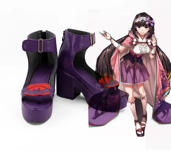 Fate Grand Order FGO Assassin Osakabehime Обувки За Cosplay, Обувки Вечерни Обувки за Cosplay по Поръчка за Възрастни, Дамски Обувки