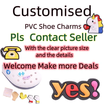 Продажба на едро Приемаме индивидуални медальони от PVC Crocs Jibz Обувки, аксесоари, бижута Моля, свържете се с продавача за повече информация