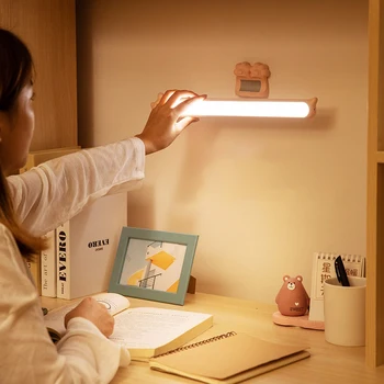 Светлината на Кабинета Led Нощни Лампи Преносим USB Power Touch Затъмняване Регулиране на Яркостта Спалня, Шкаф, Кухня лека нощ